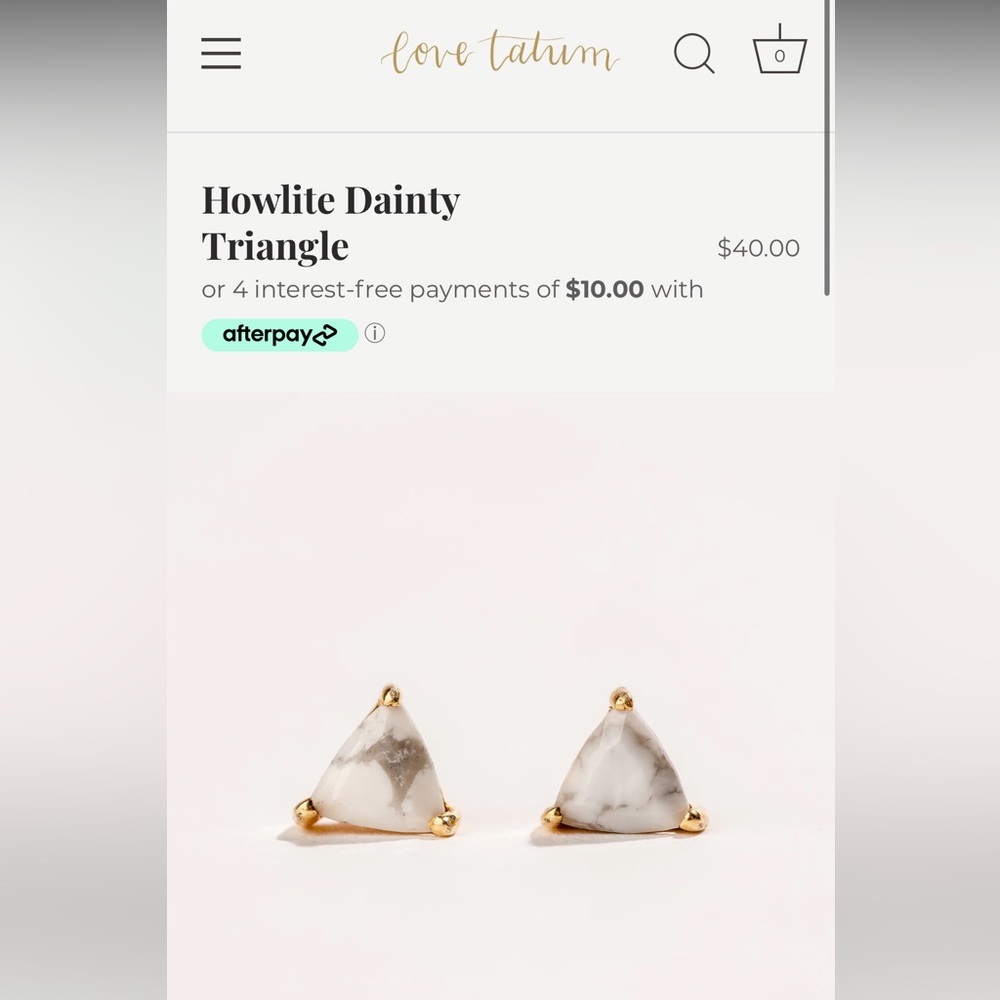 jasper dainty studs